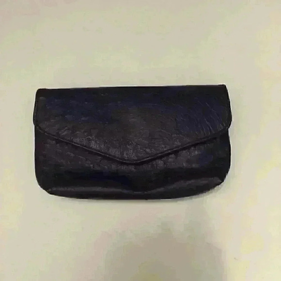 VTG FAUX OSTRIGE LEATHER WALLET - Picture 2 of 6